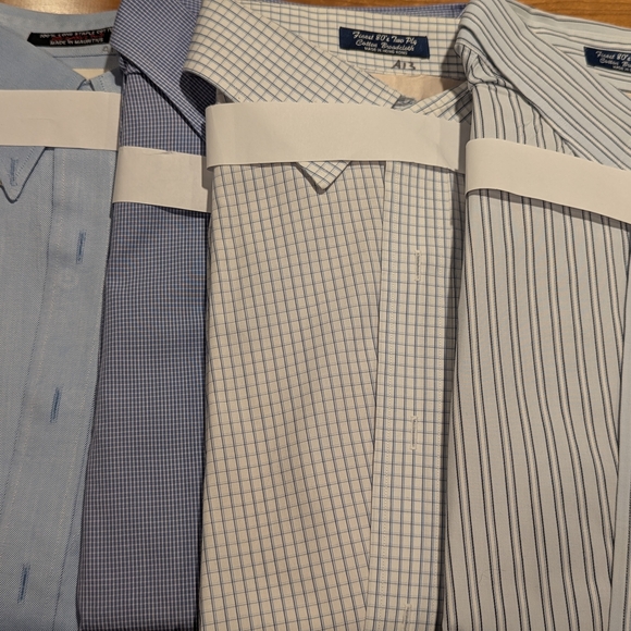 Assorted Men's Blue Dress Shirts 18-35 - Picture 1 of 5